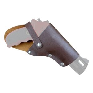 Children Toy Gun Holster, PU Leather Revolver Holster Handgun Waist Carry ​for Full Sized, Compact, Revolver Gun