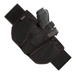 vnsh belly band holster - concealed carry gun holster with double mag pouch for men & women