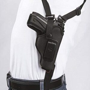 Shoulder Holster - Vertical Shoulder Holsters for Concealed Carry - Universal Under Arm Gun Holder - for Glock Sig Sauer Canik Walther Ruger Taurus Springfield Colt 1911 etc - Use Versatile IWB & OWB