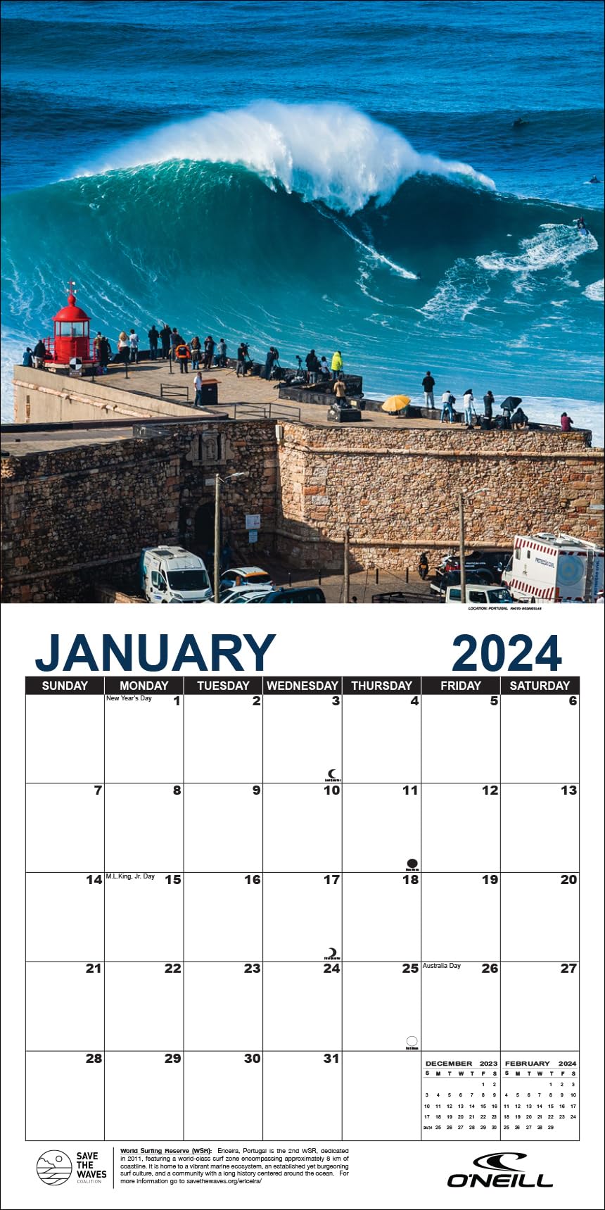 GLOBAL SURF 2024 CALENDAR