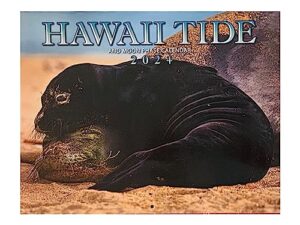 long's hawaii 2024 hawaiian twelve-month wall calendar (hawaii tide and moon phase)