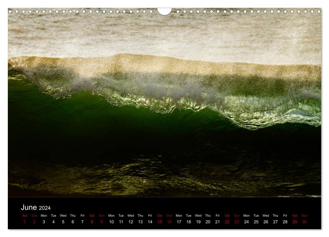 Cornish Surf and Storms (Wall Calendar 2024 DIN A3 Landscape), CALVENDO 12 Month Wall Calendar