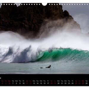 Cornish Surf and Storms (Wall Calendar 2024 DIN A3 Landscape), CALVENDO 12 Month Wall Calendar