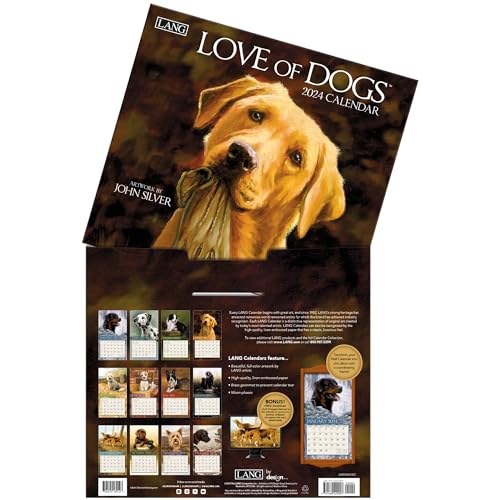 LANG Love Of Dogs 2024 Wall Calendar (24991001927)