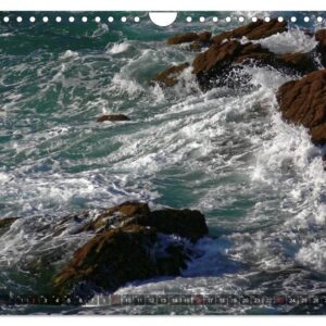 Rock in the surf (Wall Calendar 2024 DIN A4 Landscape), CALVENDO 12 Month Wall Calendar