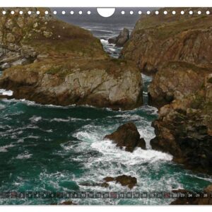 Rock in the surf (Wall Calendar 2024 DIN A4 Landscape), CALVENDO 12 Month Wall Calendar