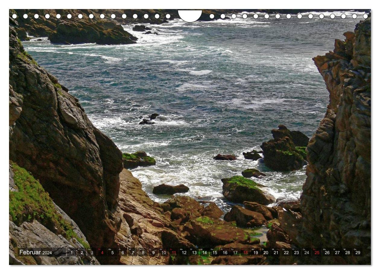 Rock in the surf (Wall Calendar 2024 DIN A4 Landscape), CALVENDO 12 Month Wall Calendar