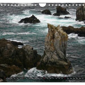 Rock in the surf (Wall Calendar 2024 DIN A4 Landscape), CALVENDO 12 Month Wall Calendar