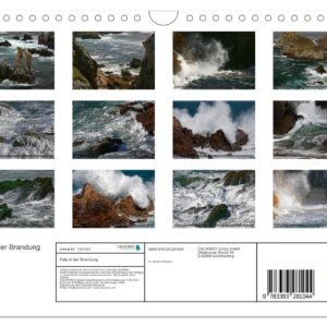 Rock in the surf (Wall Calendar 2024 DIN A4 Landscape), CALVENDO 12 Month Wall Calendar