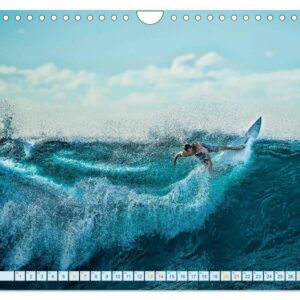 Surfing - water, wind and cool guys (Wall Calendar 2024 DIN A4 Landscape), CALVENDO 12 Month Wall Calendar