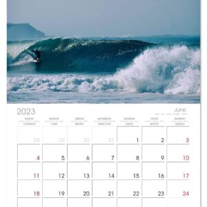 SURF PASSION 2022 Photos by Marion Koell (Monthly Wall Calendar 2024 11.7" x 16.5" (open)), CALVENDO 14 Month Calendar