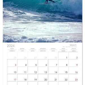 SURF PASSION 2022 Photos by Marion Koell (Monthly Wall Calendar 2024 11.7" x 16.5" (open)), CALVENDO 14 Month Calendar