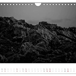 Dark surf - North Sea and Mediterranean Sea landscape photographs by Niko Korte (Wall Calendar 2024 DIN A4 Landscape), CALVENDO 12 Month Wall Calendar