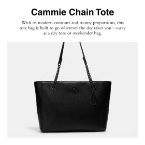 COACH Cammie Chain Tote, Black