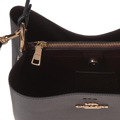 COACH Town Bucket Bag, Black Oxblood