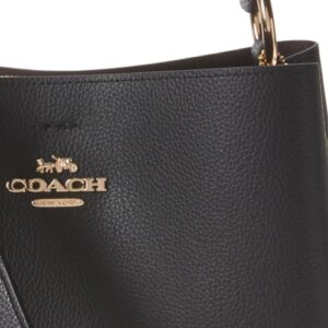 COACH Town Bucket Bag, Black Oxblood