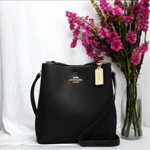 COACH Town Bucket Bag, Black Oxblood