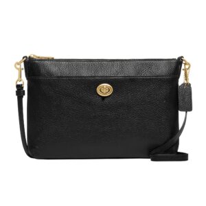 coach polished pebble polly crossbody