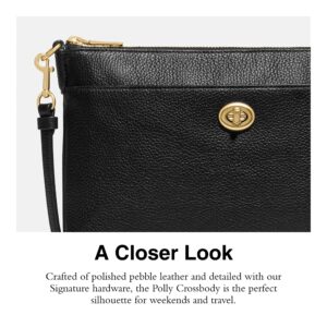 COACH Polished Pebble Polly Crossbody