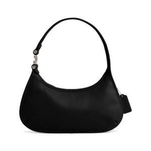 COACH Glovetanned Leather Eve Shoulder Bag, Black