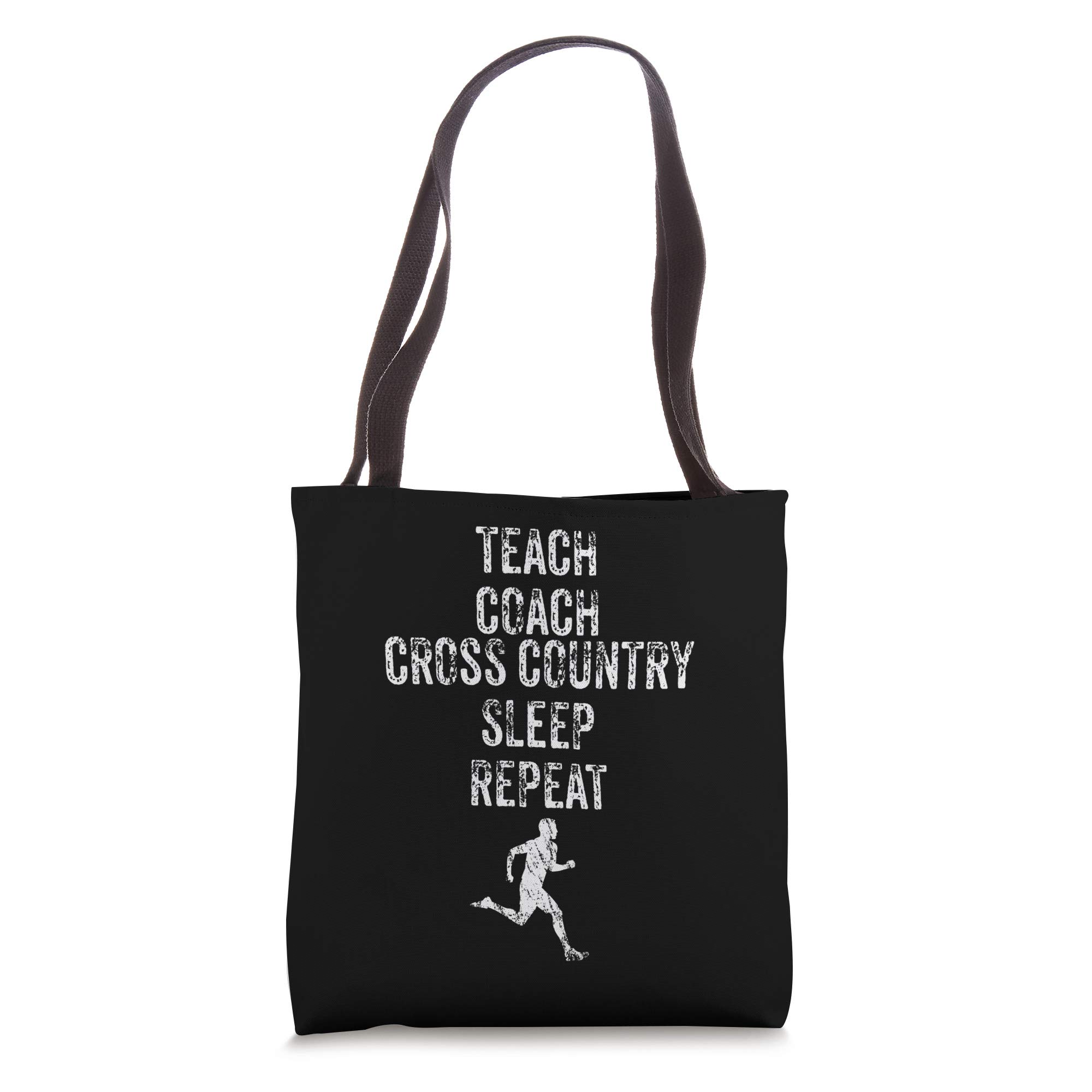 Cross Country Coach Gift Idea for XC Teacher Funny Saying Tote Bag