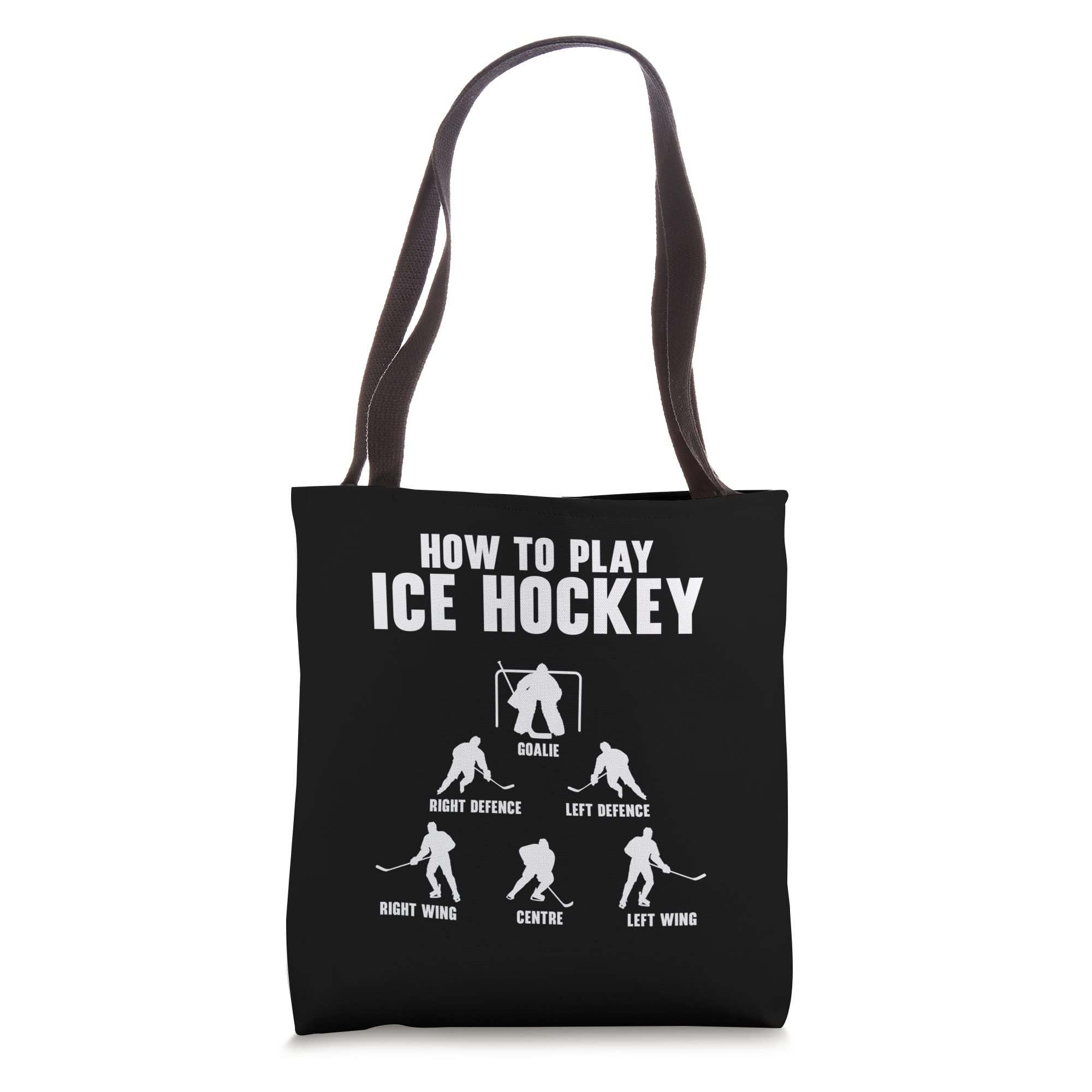 How to Play Ice Hockey Ice Hockey Training Player Coach Tote Bag