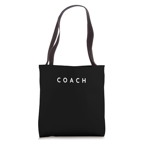 Coaches Profession Modern, Contemporary Font Design Tote Bag