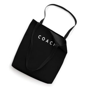 Coaches Profession Modern, Contemporary Font Design Tote Bag