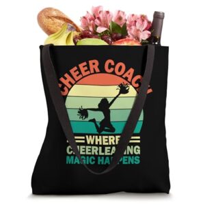 Cheerleading Coach Cheer Coach Cheerleader Cheer Training Tote Bag