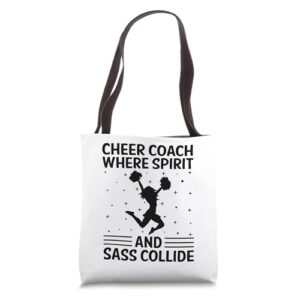 Cheerleading Coach Cheer Coach Cheerleader Cheer Training Tote Bag