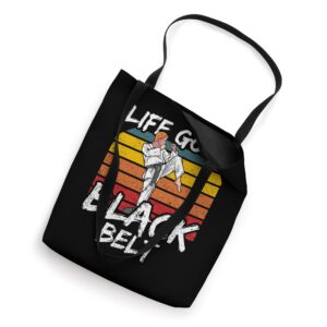 Life Goal: Black Belt Martial Arts Belts Training Mma Tote Bag