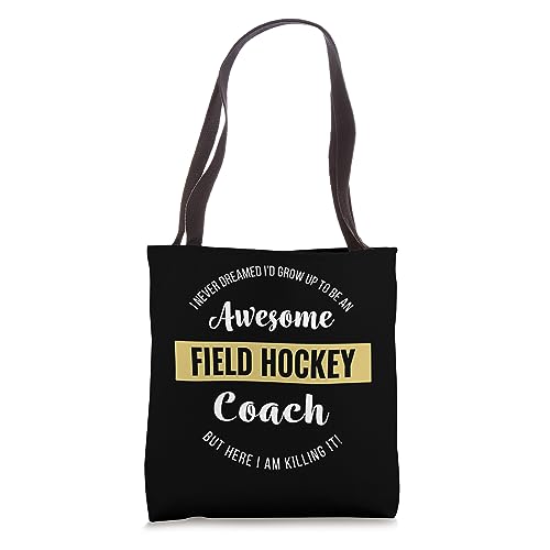 Field Hockey Coach Shirt Thank You Tote Bag