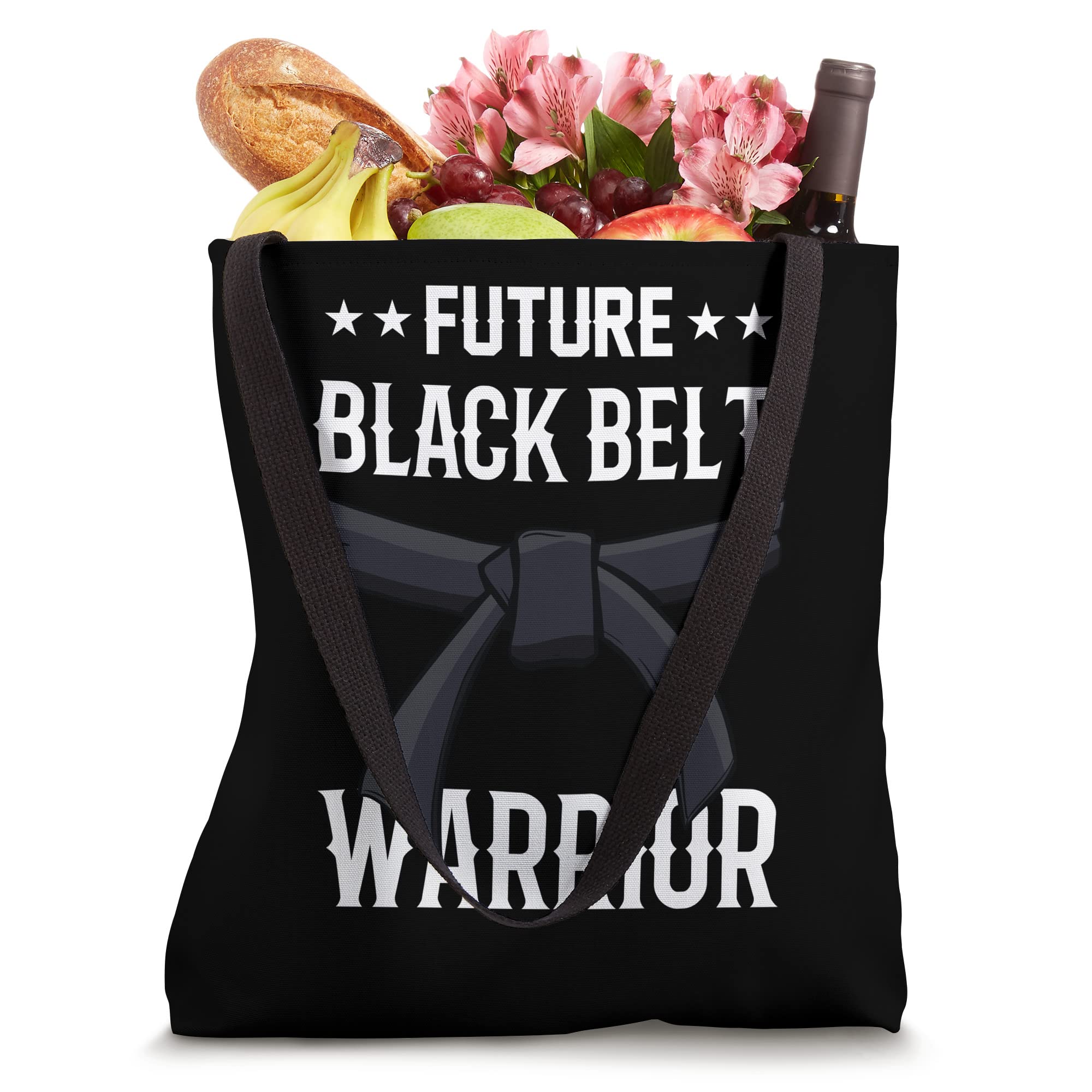 Future Black Belt Warrior Training Belts Martial Arts Mma Tote Bag