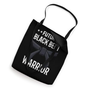 Future Black Belt Warrior Training Belts Martial Arts Mma Tote Bag