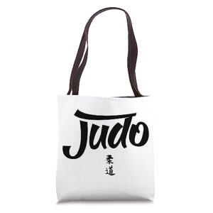 judo judoka martial arts judoist fighter tote bag