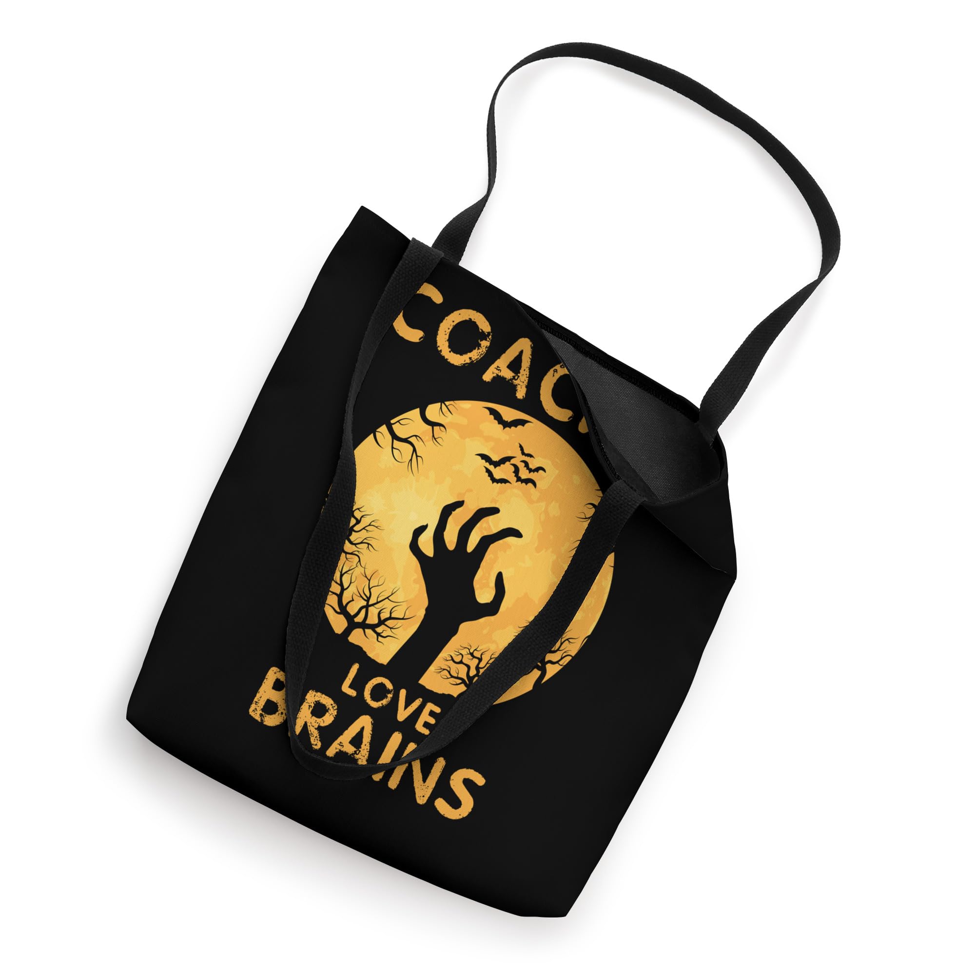 Coaches Love Brains Funny Halloween Coach Tote Bag