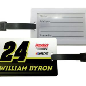 #24 William Byron NASCAR Driver Luggage Tag 2-Pack