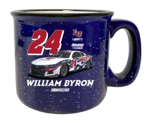 r and r imports nascar #24 william byron liberty university navy ceramic camper mug 16 oz