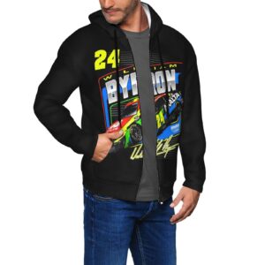 ASFRSH William Byron 24 Hoodies Zip Up Sweatshirts Thick Coats Hooded Jacket Hoodie Unisex Print Coat Jacket