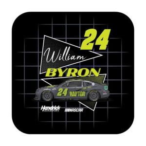 r and r imports nascar #24 william byron 4-inch vinyl decal sticker retro design