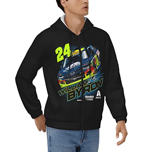 ASFRSH William Byron 24 Hoodies Zip Up Sweatshirts Thick Coats Hooded Jacket Hoodie Unisex Print Coat Jacket