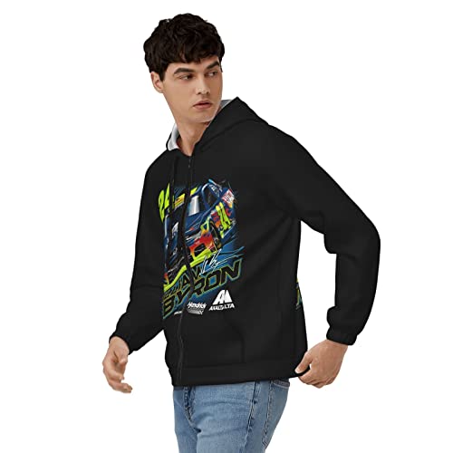 ASFRSH William Byron 24 Hoodies Zip Up Sweatshirts Thick Coats Hooded Jacket Hoodie Unisex Print Coat Jacket