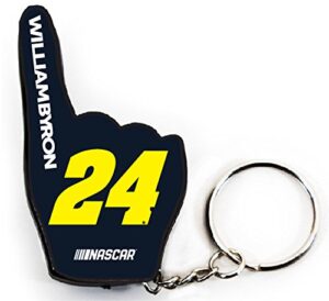 william byron #24 fan keychain