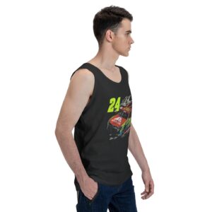 William Byron 24 Men Sleeveless Garment Sport T-Shirt Athletic Undershirt Tank Top Shirt Quick Dry Men's Tee Black