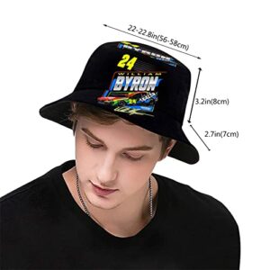 ASFRSH William Byron 24 Fisherman's Cap Outdoor Bucket Hats Fishing Hat Wide Brim Cap Unisex Foldable Beach Summer Travel