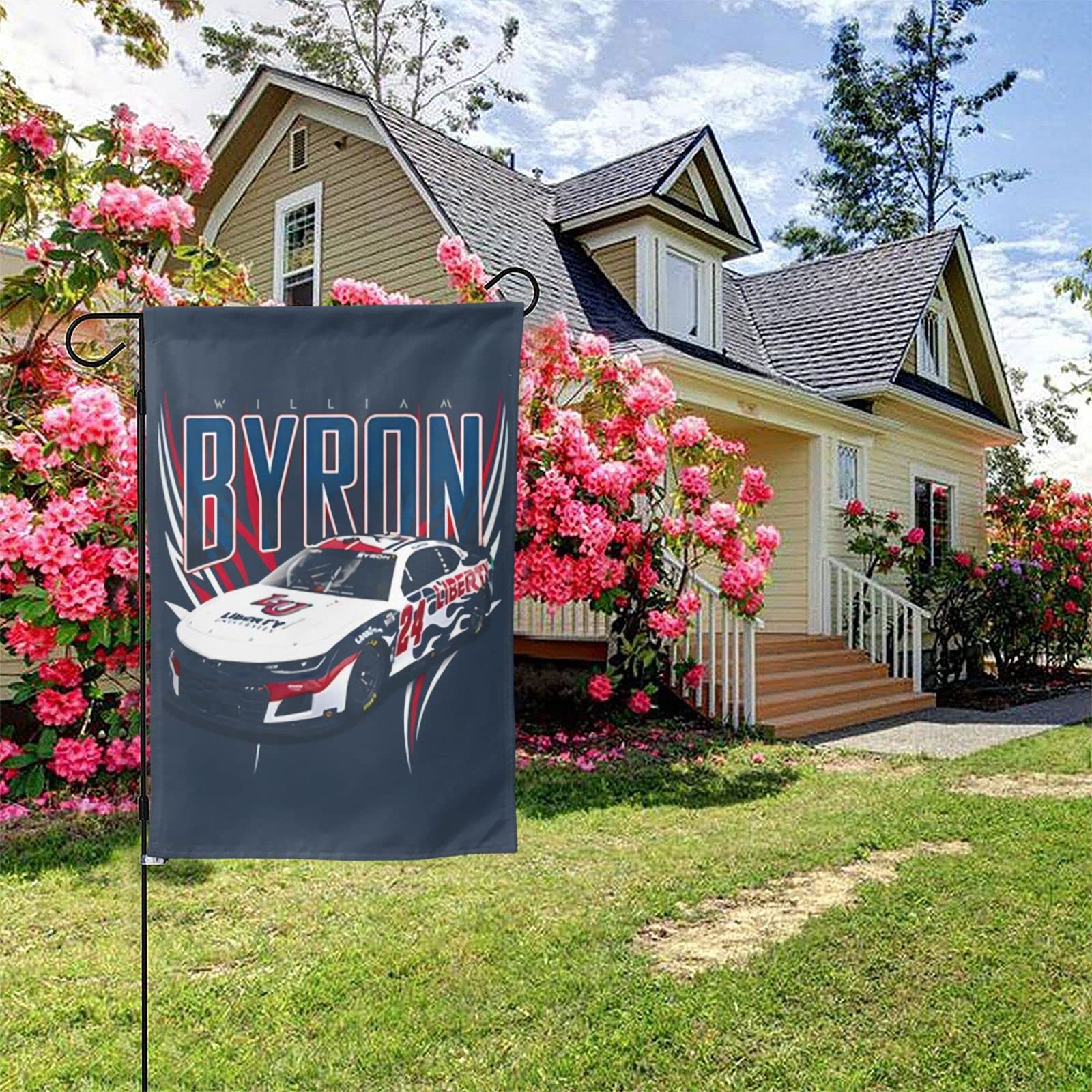 William Byron 24 12.5"x18" Welcome Garden Flag Double Sided Printing Vertical Banners Yard Farmhouse Outdoor Indoor Decoration Holiday Flag Party Signs