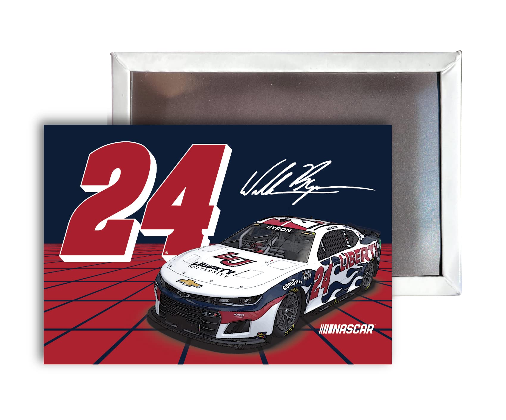 William Byron Liberty University #24 Nascar 2.5"X3.5" Refrigerator Magnet New for 2022