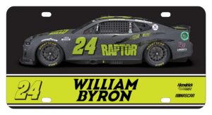 william byron raptor 24 officially licensed license plate new for 2022