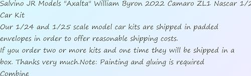 Rare Hobby kit NSSC24014 1/24 Car Kit for Models "Axalta" William Byron 2022 Camaro ZL1 Nascar