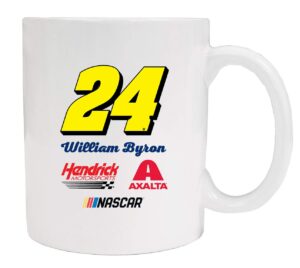 r and r imports, inc william byron #24 ceramic white mug new for 2020 (white).